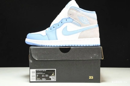 Grey 1 AIR NIKE Mid  Blue University JORDAN 1122